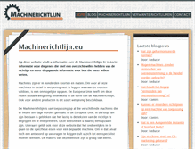 Tablet Screenshot of machinerichtlijn.eu